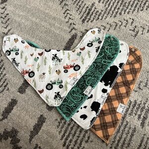 Copper Pearl Baby Bibs